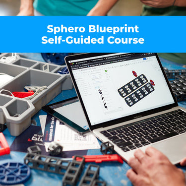 Image of Sphero Blueprint Engineering Kit with course materials.
